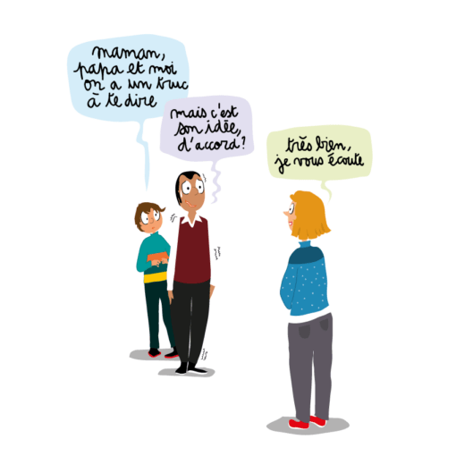 Tu préfères ton père ou ta mère ?